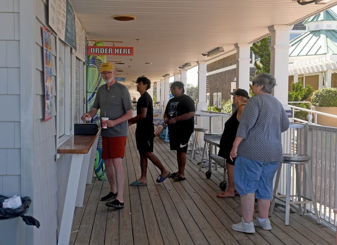 Shore Break sells a variety of treats for beach-goers Thursday, June 17, 2021, in Bethany Beach, Delaware.