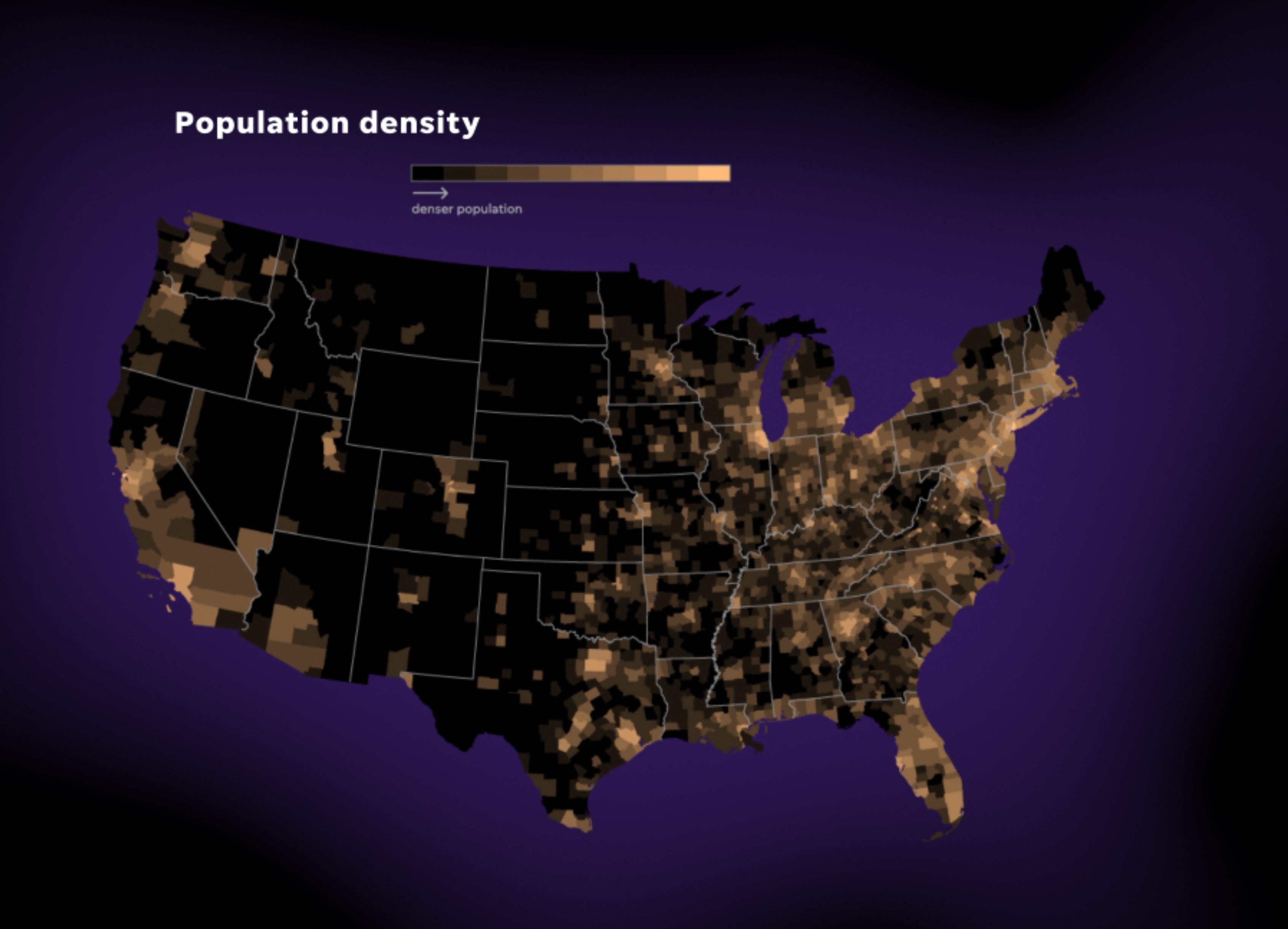 US population density.