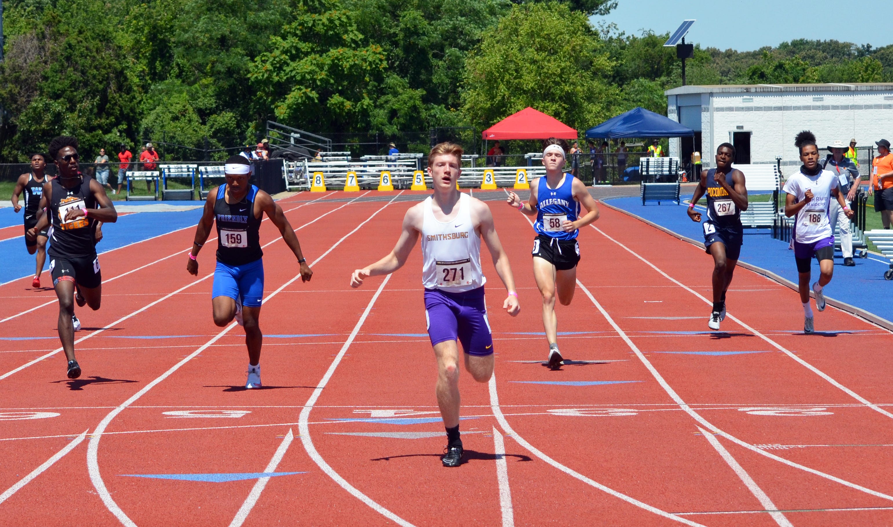 Smithsburg's Rejonis a double winner at 1A state track meet