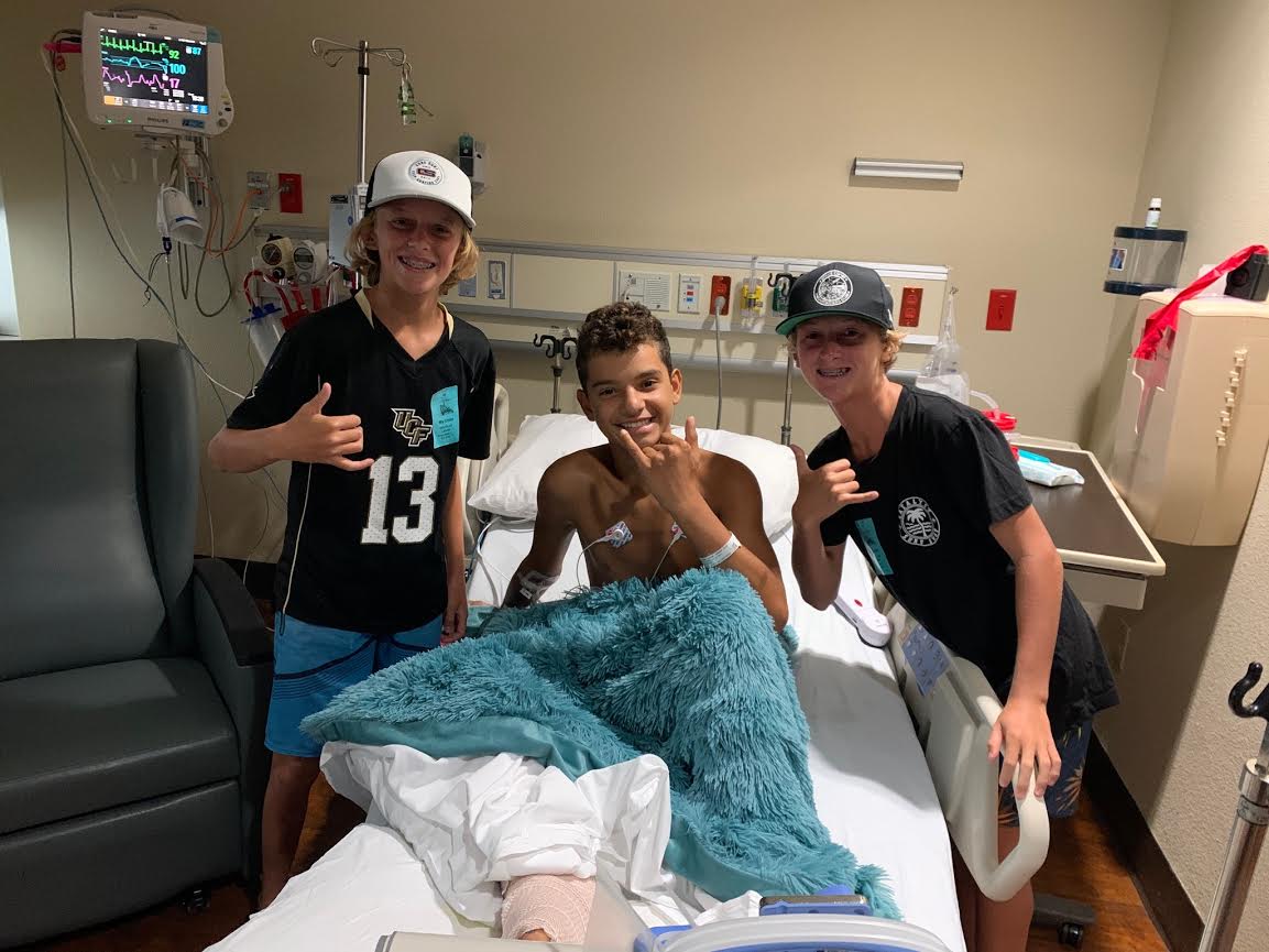 Shark Bite Survivor 12 From Cocoa Beach Preps For Fourth Surgery