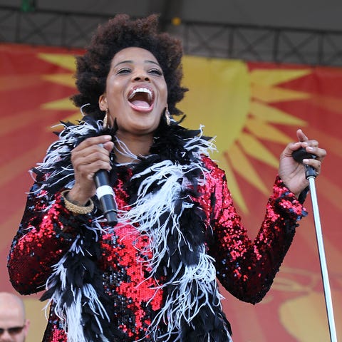 NEW ORLEANS, LA - MAY 01:  Singer Macy Gray perfor