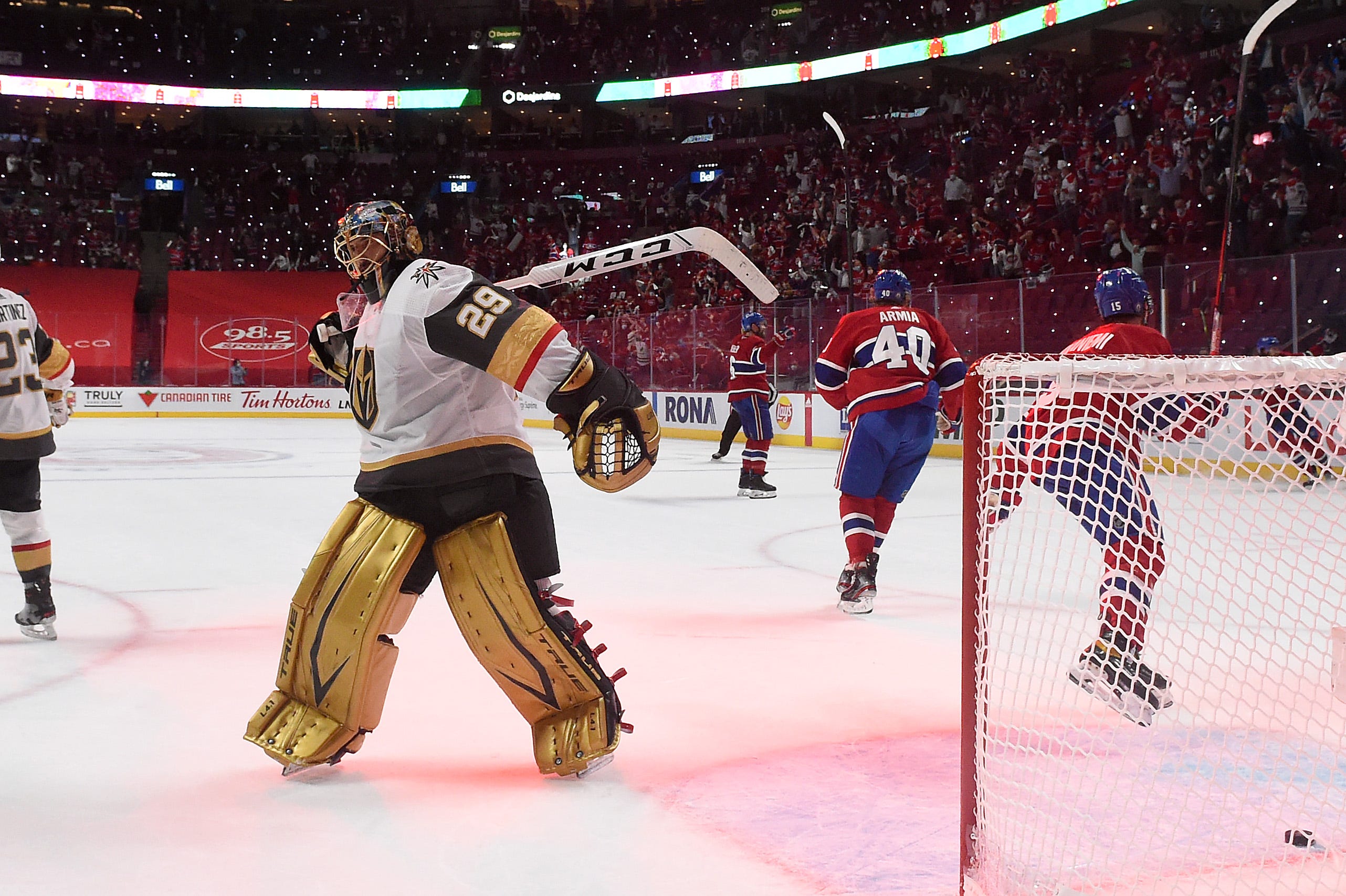 Marc-Andre Fleury's gaffe proves costly as Canadiens top Golden Knights in Game 3