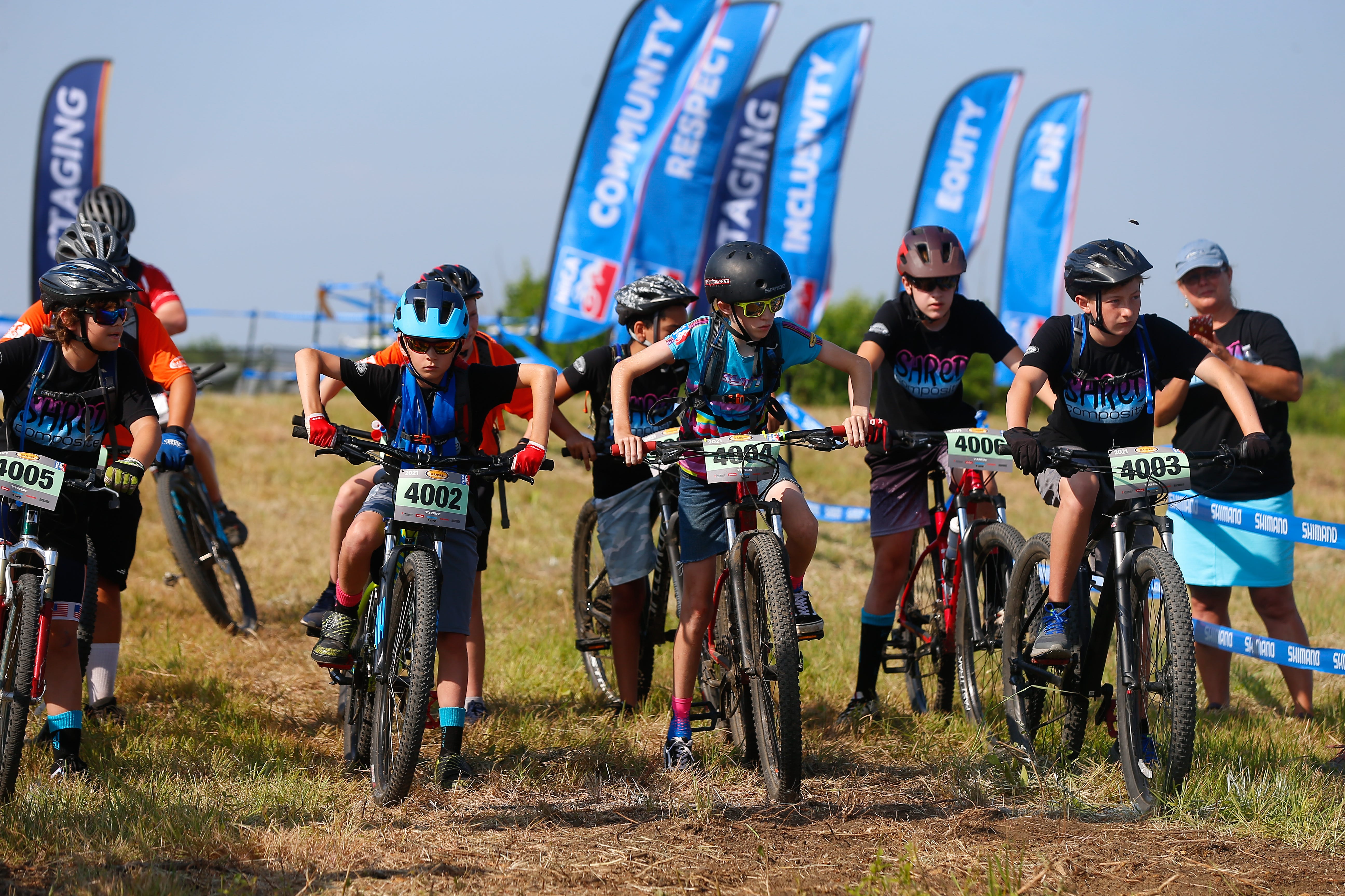 Kansas NICA mountain bike race at Skyline Park in Topeka Sunday