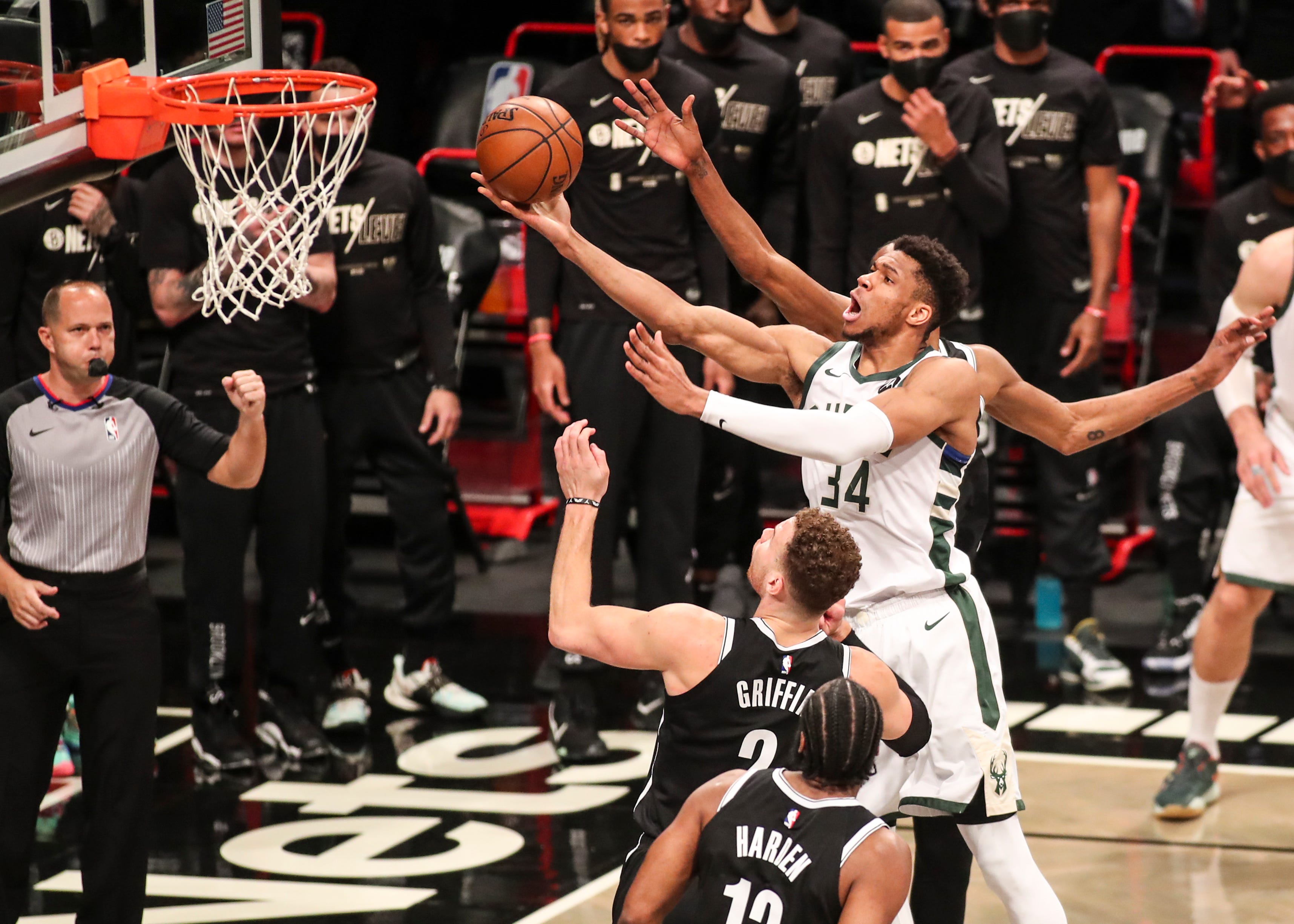Bucks outlast Nets in Game 7 overtime thriller to reach Eastern Conference finals