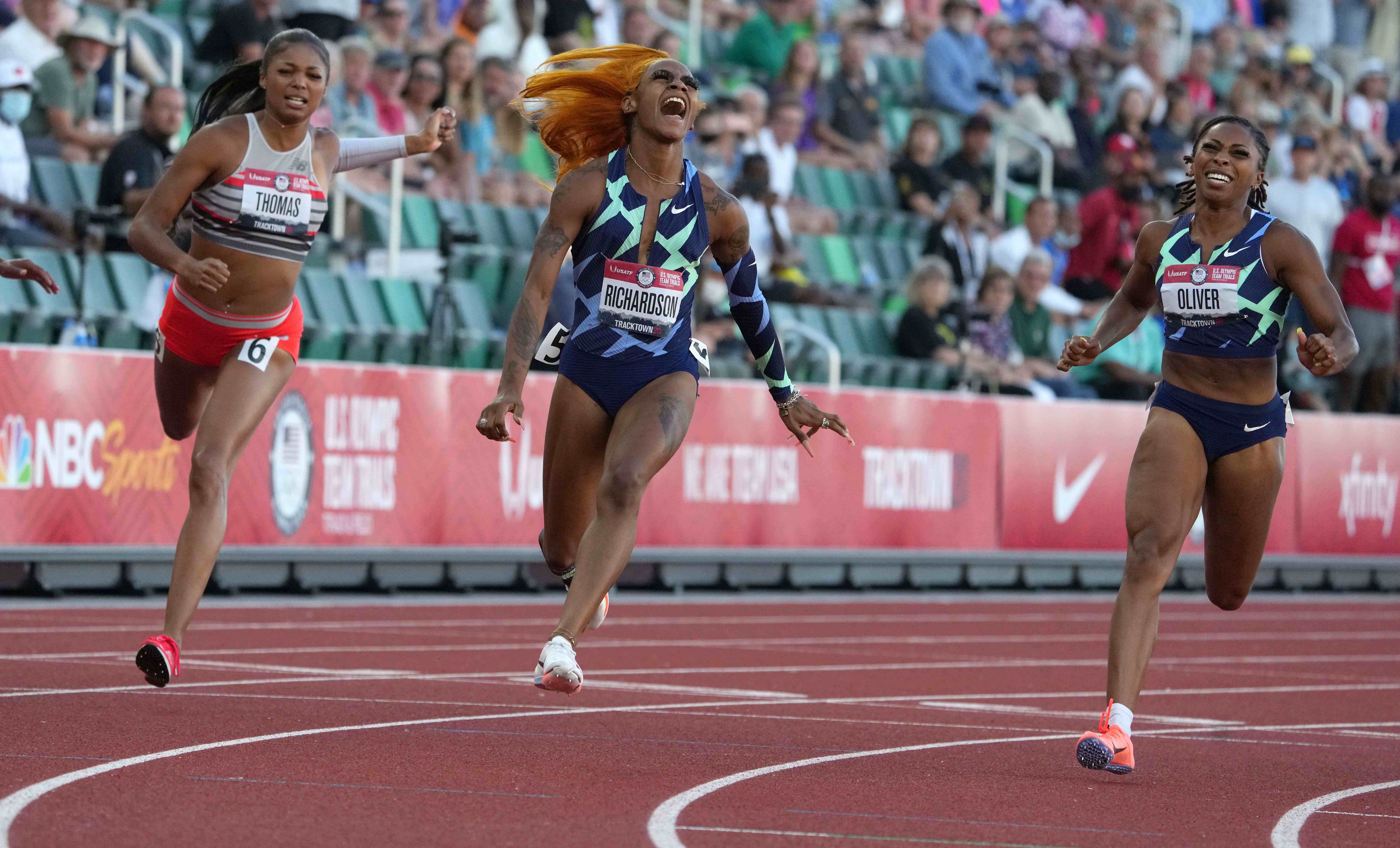 images Sha'carri Richardson Girlfriend usa today