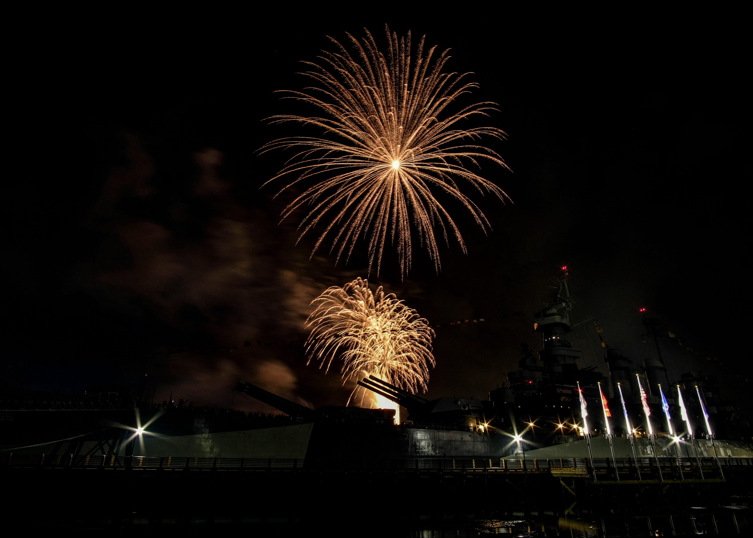 4th of July 2022 fireworks in Wilmington