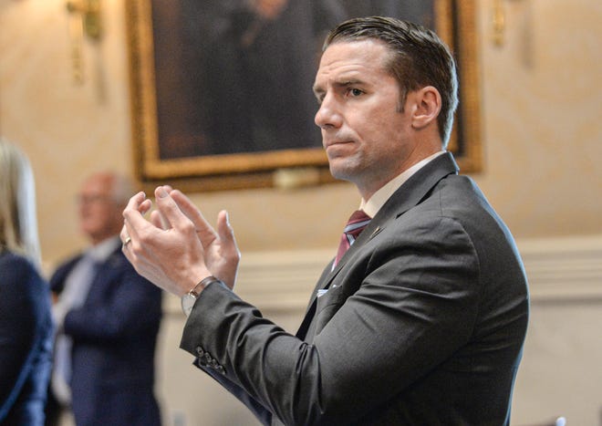 State Rep Bobby Cox of District 21 in Greenville County during a session in the South Carolina House of Representatives of the State Capitol in Columbia, S.C. Monday, June 21, 2021.
