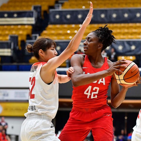 Nneka Ogwumike, right, was left off the U.S. team 