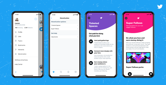 Twitter wants a small group of users to test its two newest features, Super Follows and Ticketed Spaces, where users can make money on the platform.