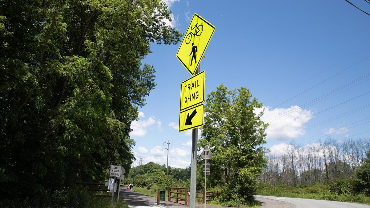 The Heritage Trail's intersection with Hartley Road in Goshen, NY, on Wednesday, June 23, 2021.