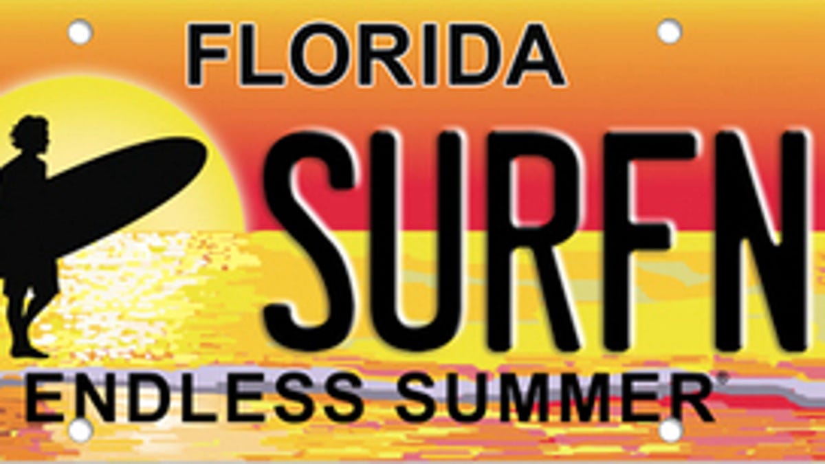 Florida specialty license plates Top 10 in 2020, Endless Summer, UF
