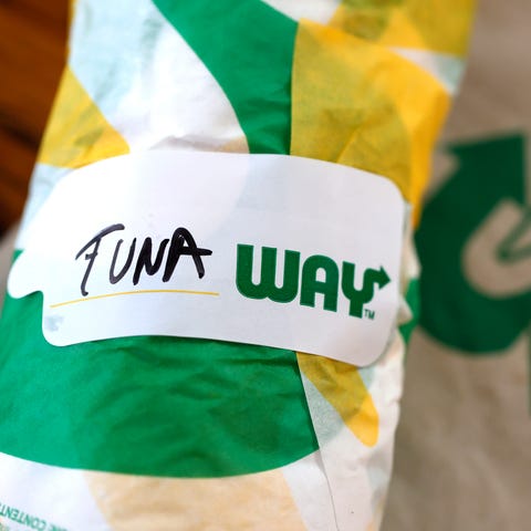 A tuna sandwich from Subway on June 22, 2021.