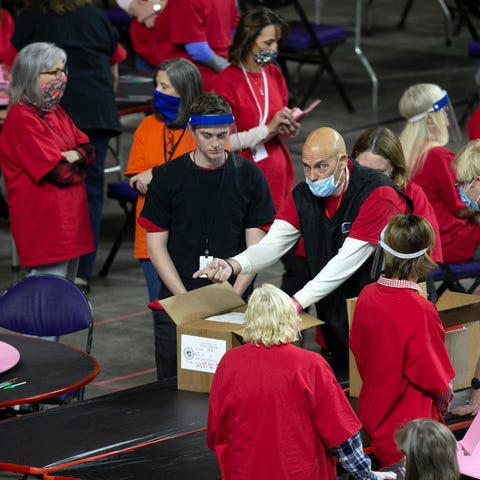 Contractors for Cyber Ninjas examine Maricopa Coun