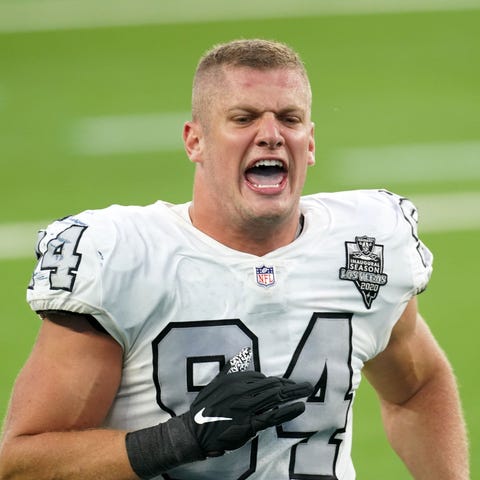 Raiders defensive end Carl Nassib became the first