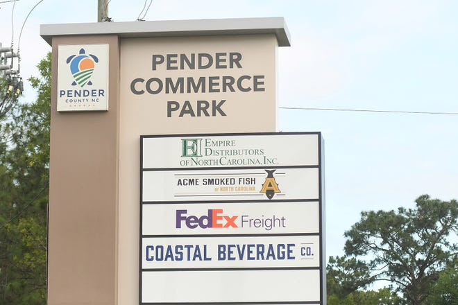 Pender Commerce Park off HWY 421. [KEN BLEVINS/STARNEWS]