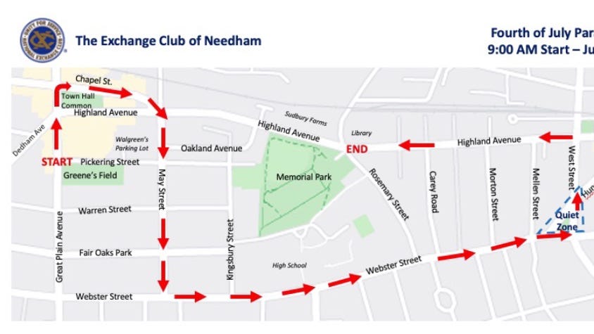 Needham Exchange Club To Hold 4th Of July Parade Needham Town Fair 2022