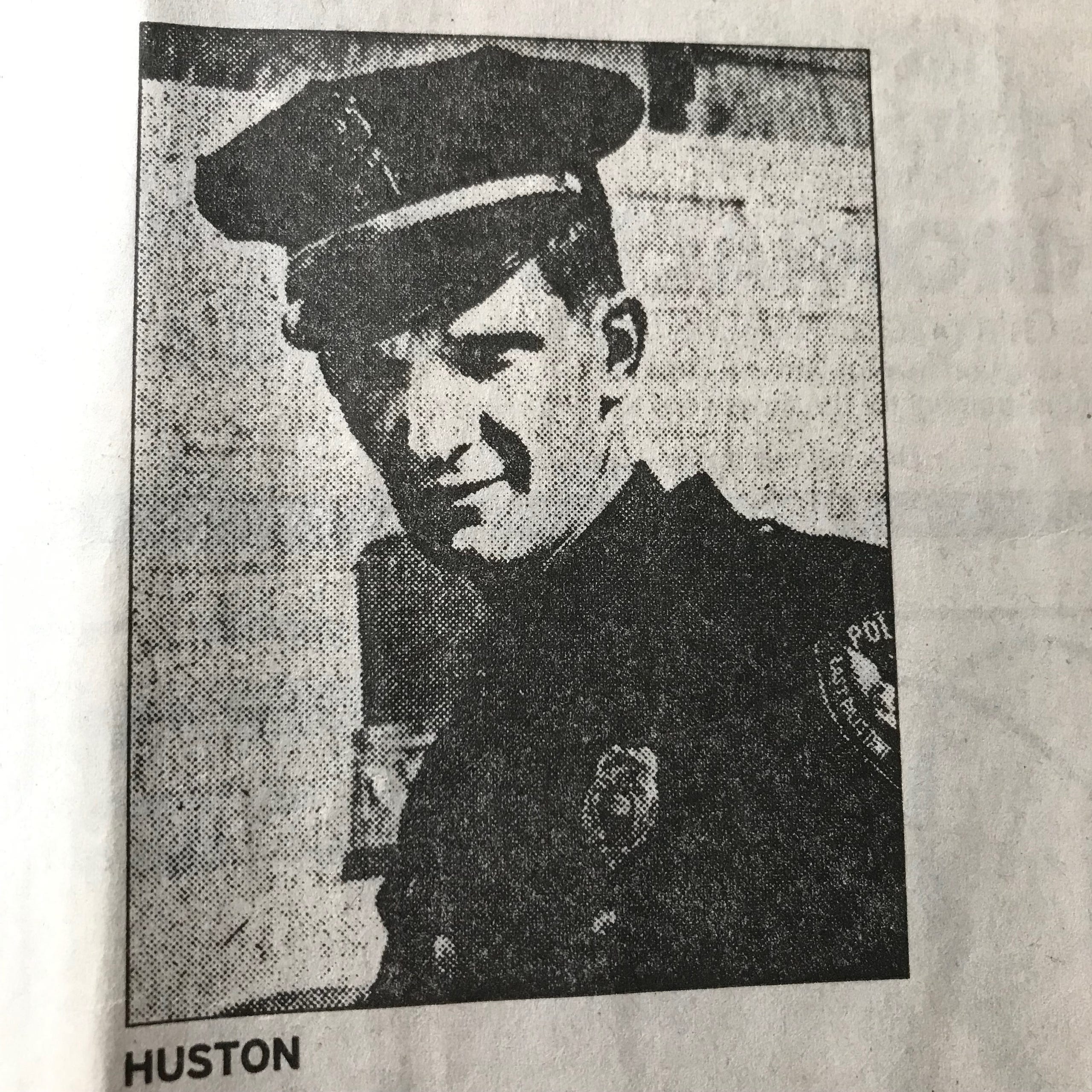 East Palestine patrolman Wayne Huston joined the chase into Beaver County.