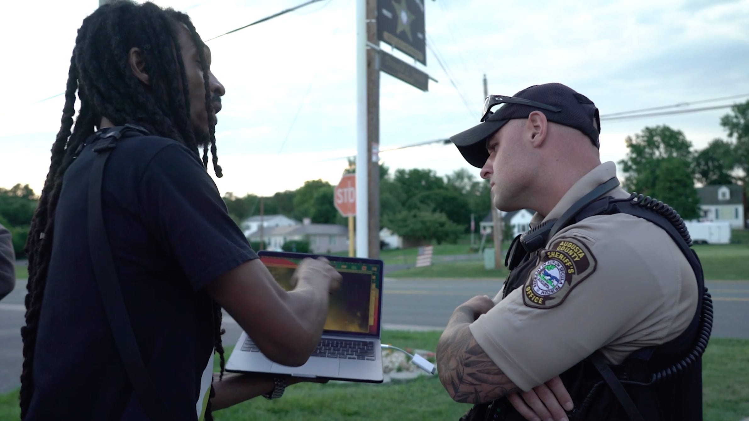 Augusta Sheriff's office charged a white woman and Black man for