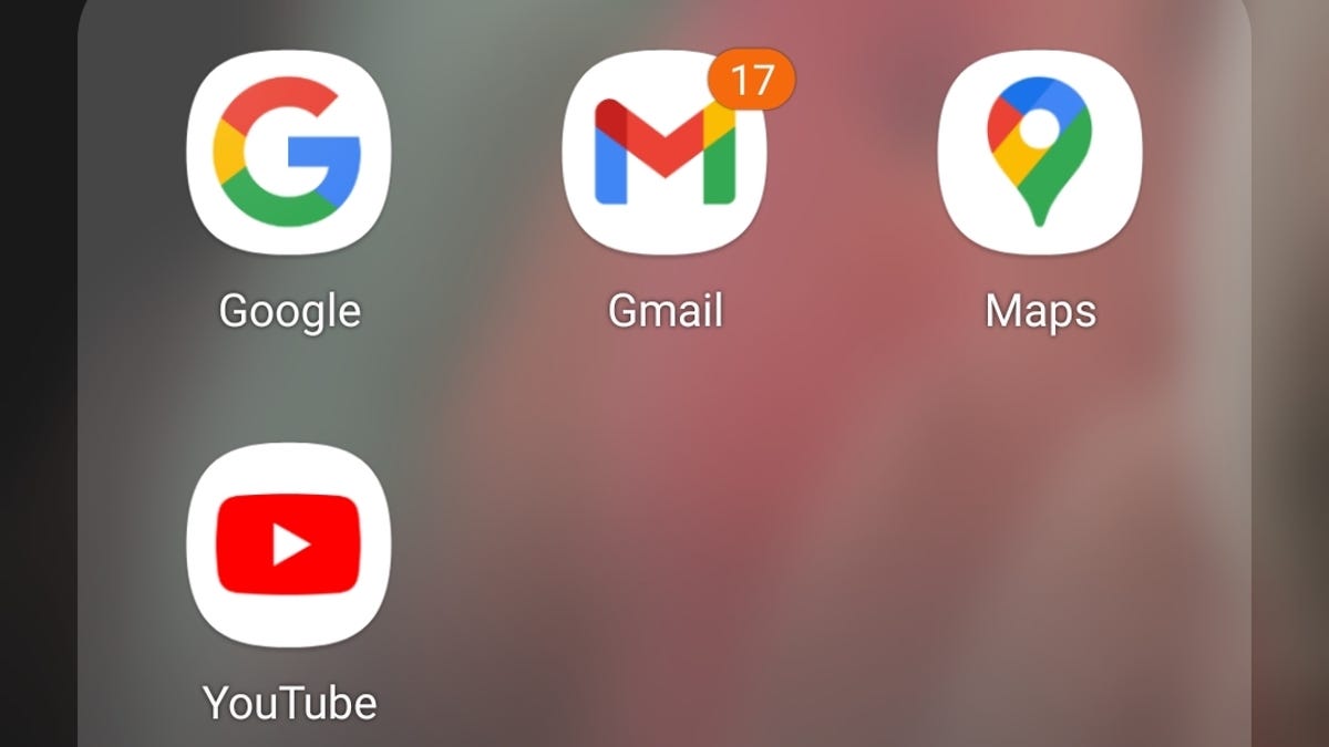 A screen shot of Gmail on a smartphone.