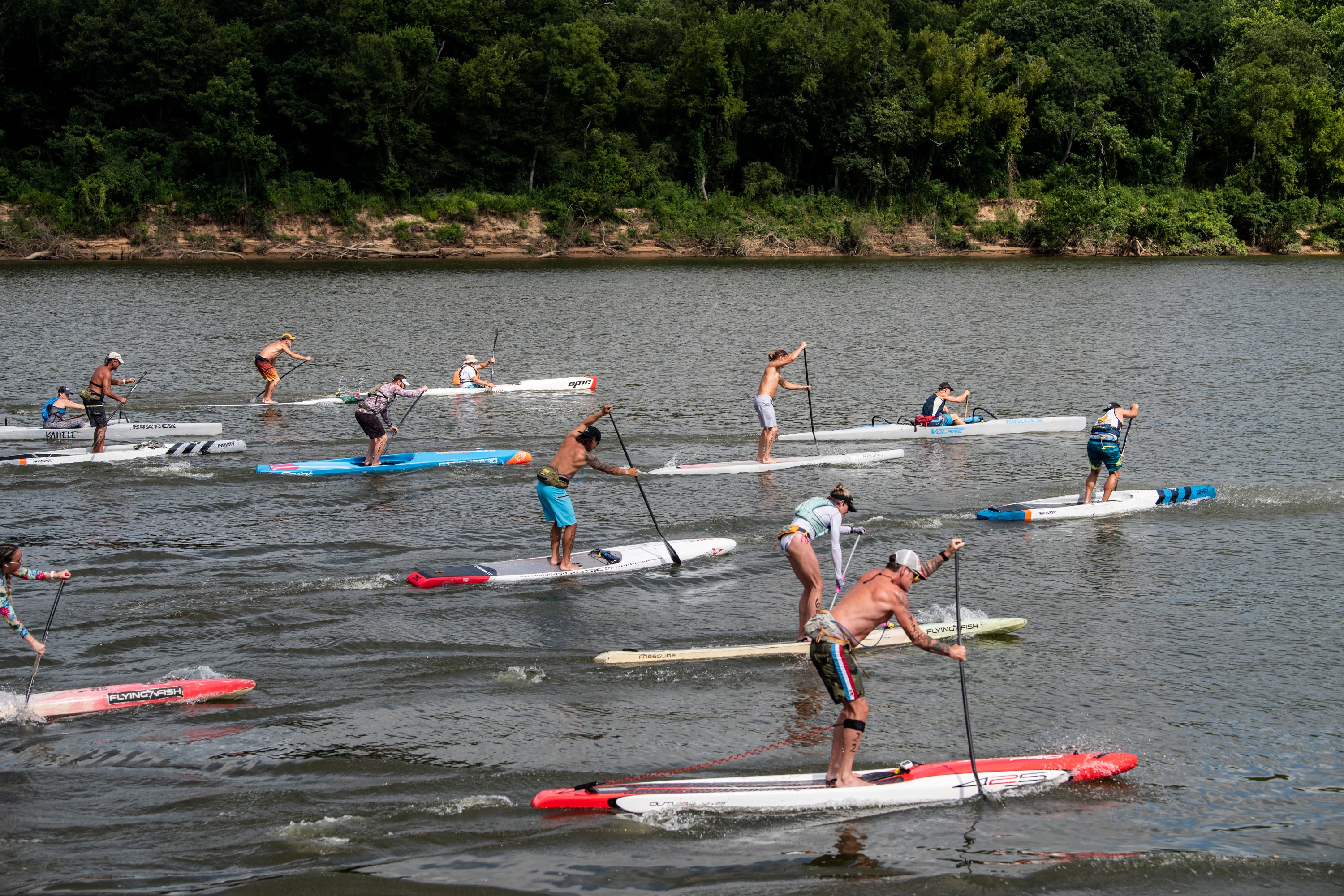 Gun Island Chute SUP Cup puts paddleboarders on the Alabama River