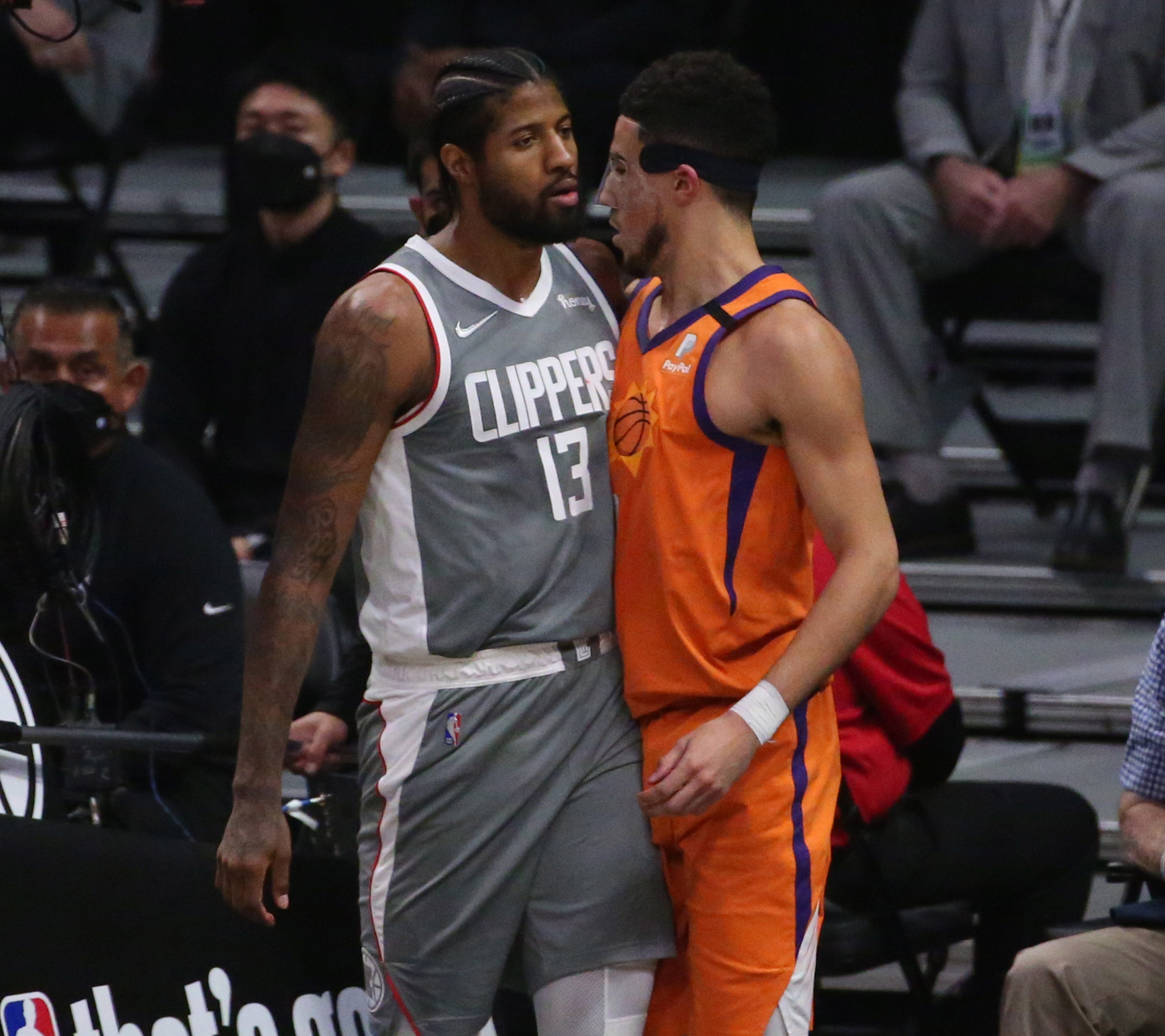 Phoenix Suns' Devin Booker's history with Paul George more heated than with Klay Thompson