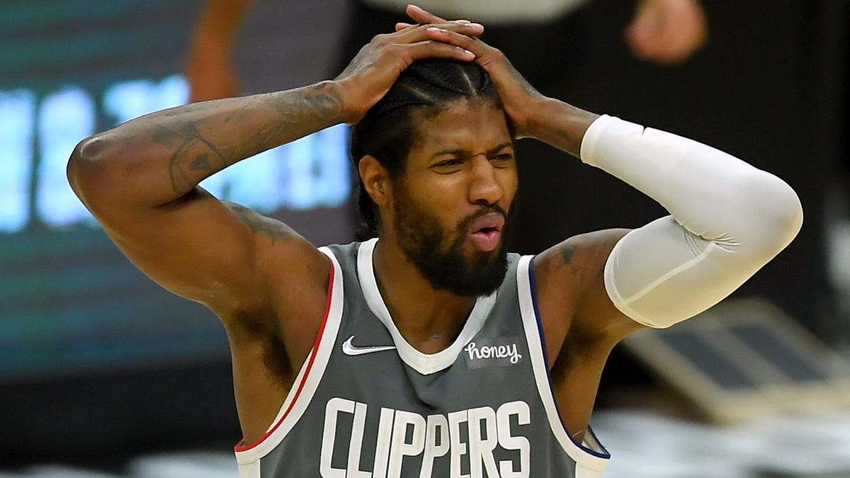 Paul George and the Clippers are facing elimination.