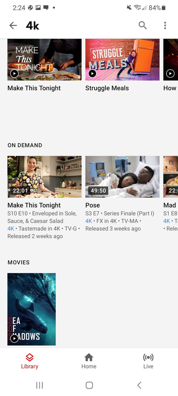 YouTube TV 4K plus All the details to download, stream 4K programming