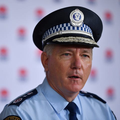 New South Wales Police Commissioner Mick Fuller sp
