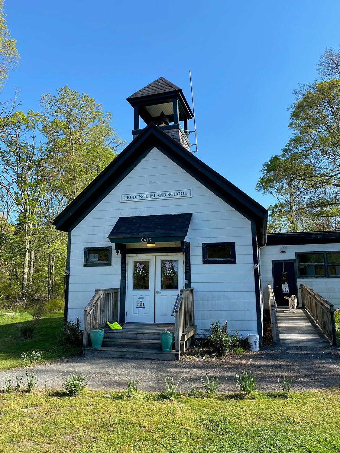 Ferry ride to Prudence Island, RI miles of trails, centuries of history