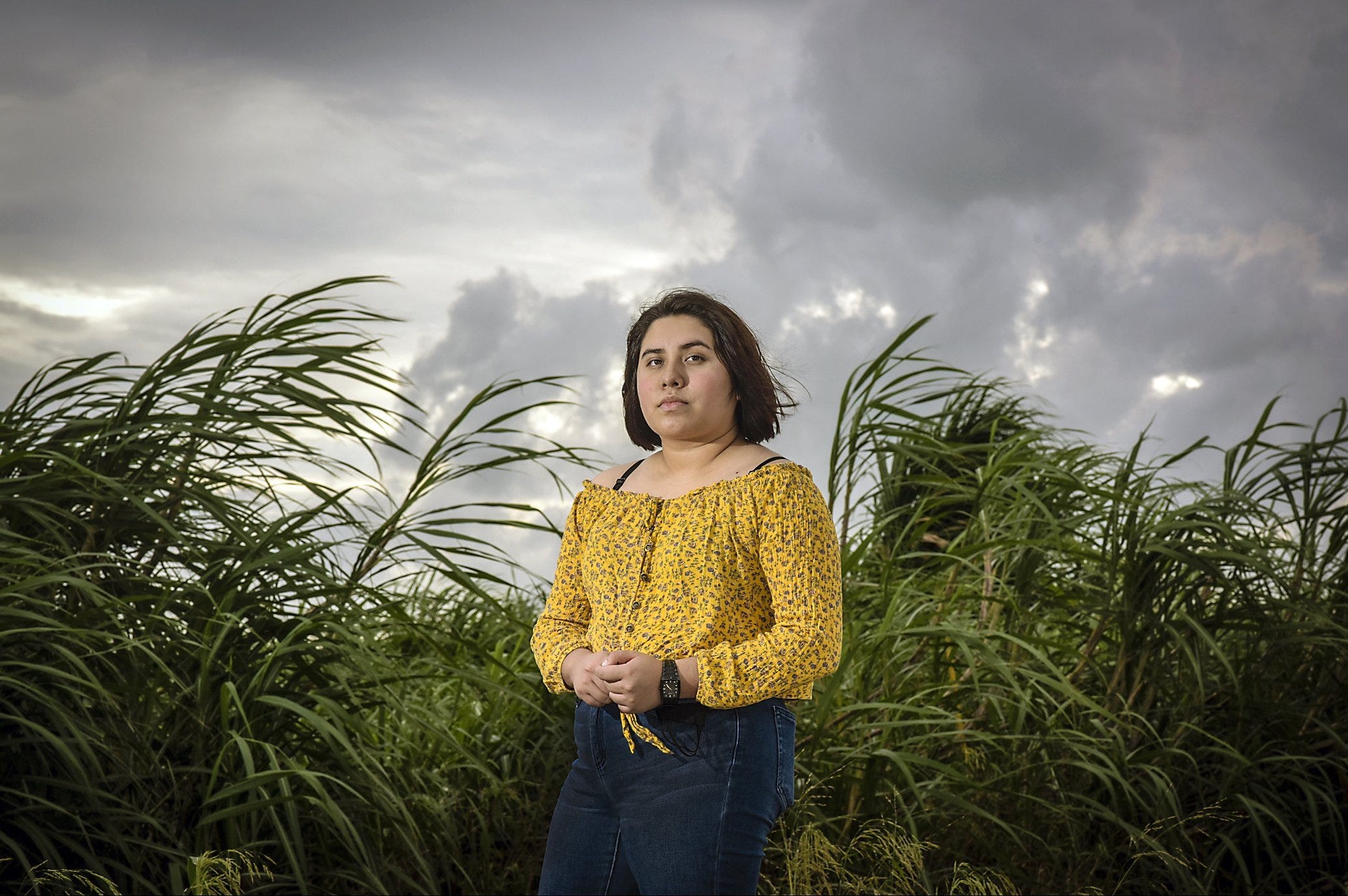 Jasmine Calderon drew motivation from teachers and mentors to successfully finish her senior year at Pahokee High in Palm Beach County.