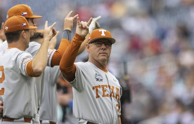 Texas coach David Pierce used five different pitchers in Saturday's 7-5 loss to TCU at UFCU Disch-Falk Field. The Longhorns are 4-4 in the Big 12 with the TCU series to be decided in Sunday's final matchup.