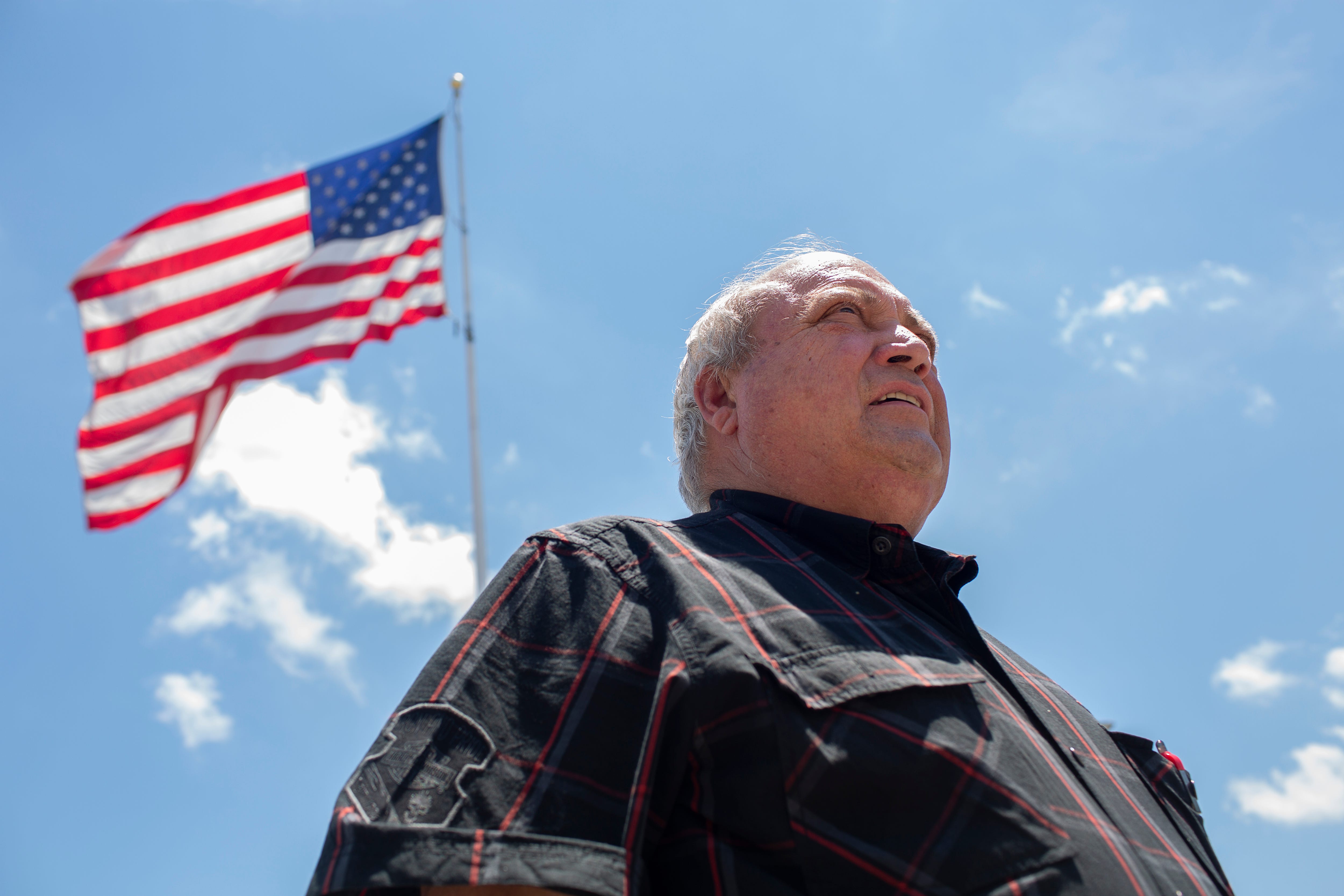 Celebrating Independence Columbia's colossal American flag