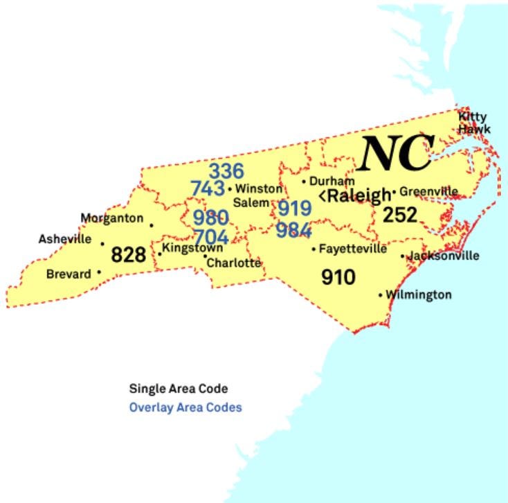 New 472 Area Code Coming To Wilmington, Southeastern North Carolina