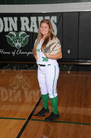 Badin's Emma Kent hit .602 this season with 28 extra-base hits and 42 RBI for the Rams.