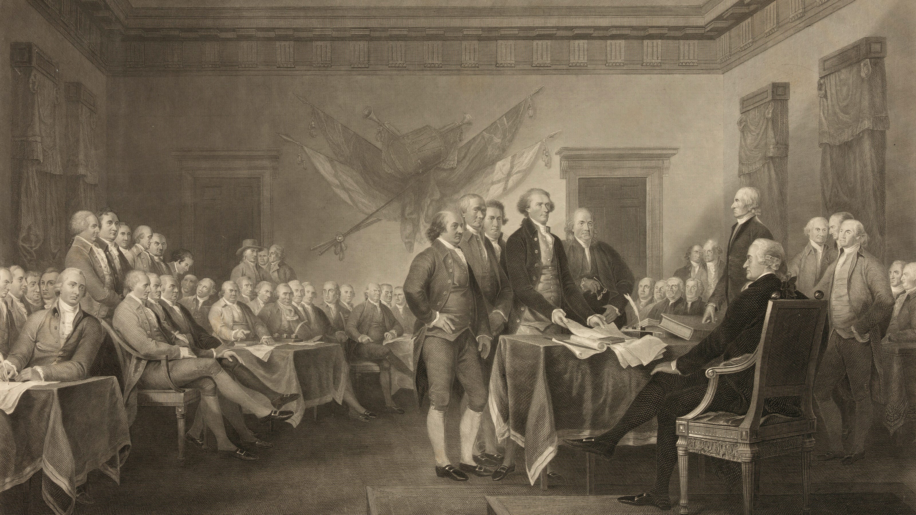 Принятие декларации независимости сша год. Континентальный конгресс 1776. Конгресс в Филадельфии 1774. Подписание декларация независимости США 1776. Конгресс США 1776.