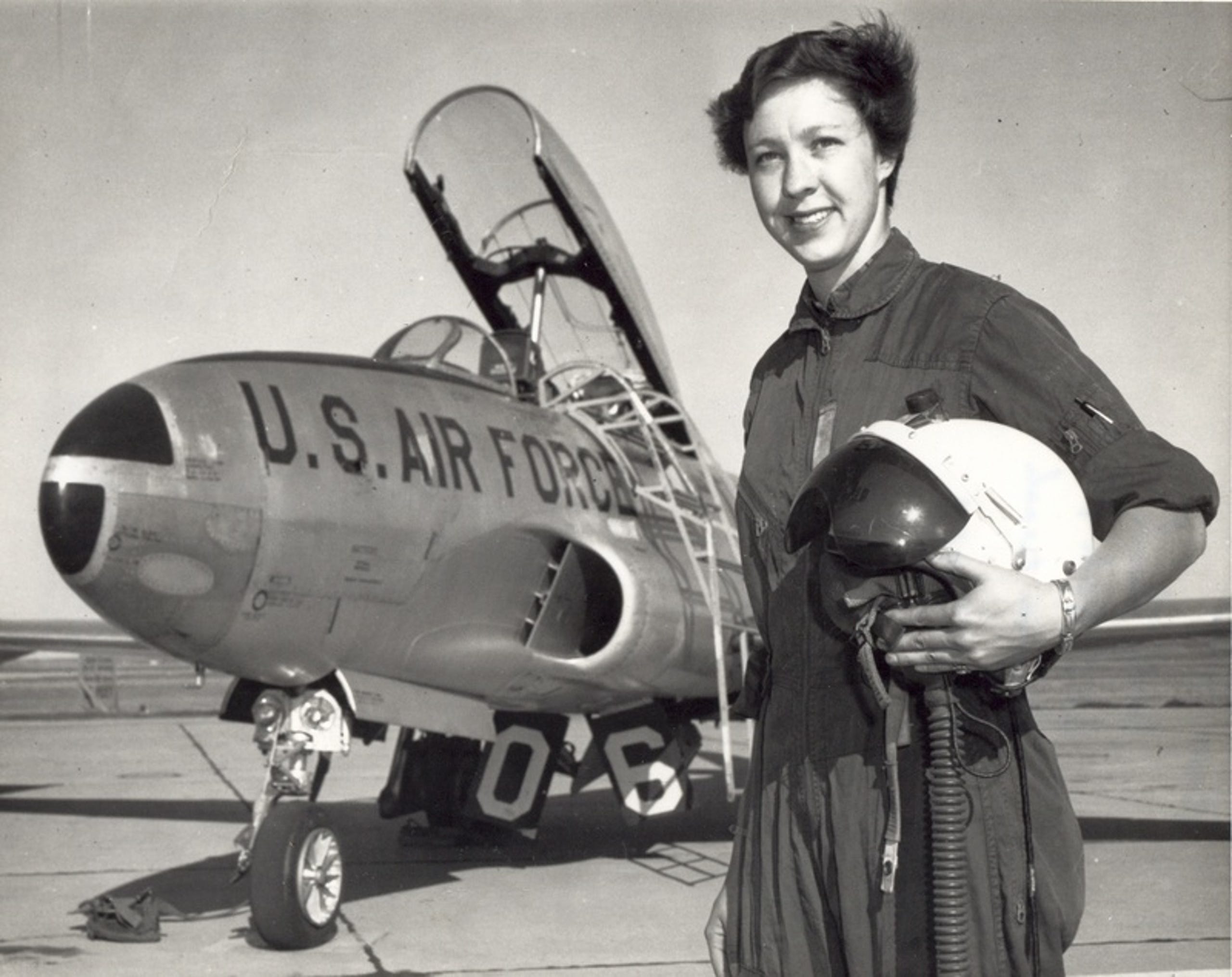 Wally Funk, seen in this undated photo provided by Blue Origin, is one of the Mercury 13, a group that underwent astronaut training but did not fly.