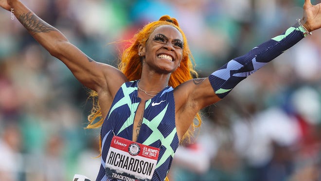 U.S. sprinter Sha'Carri Richardson's appearance at the Tokyo Olympics is in doubt after testing positive for marijuana.