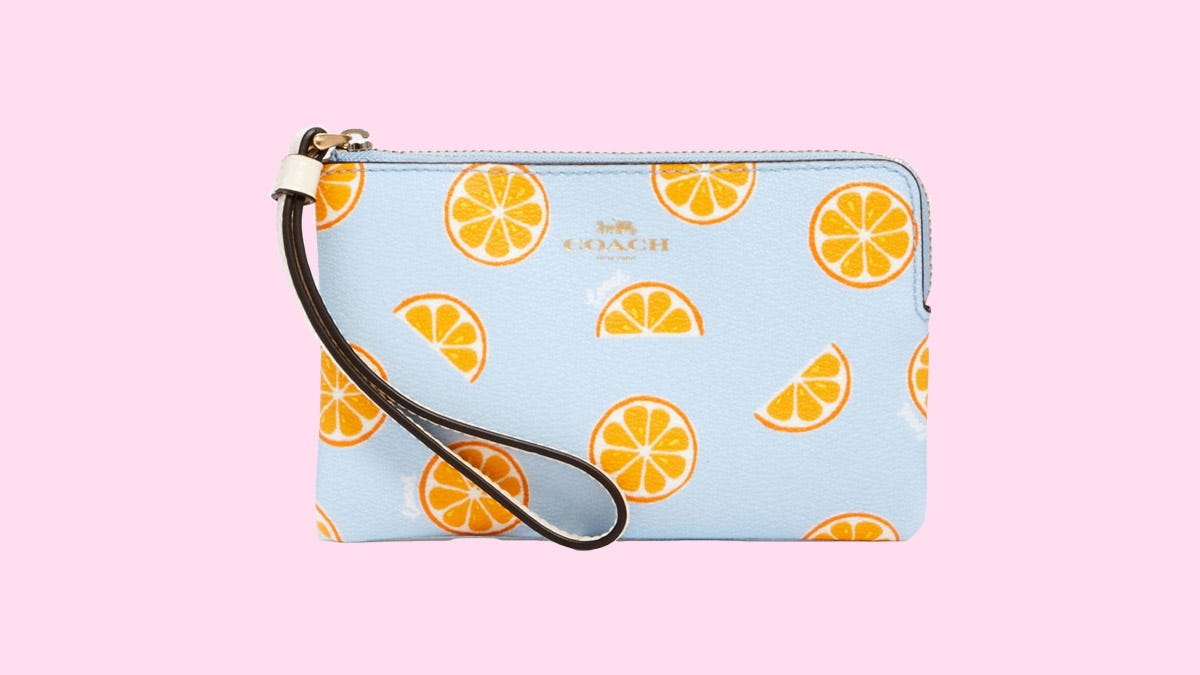 coach lemon wallet