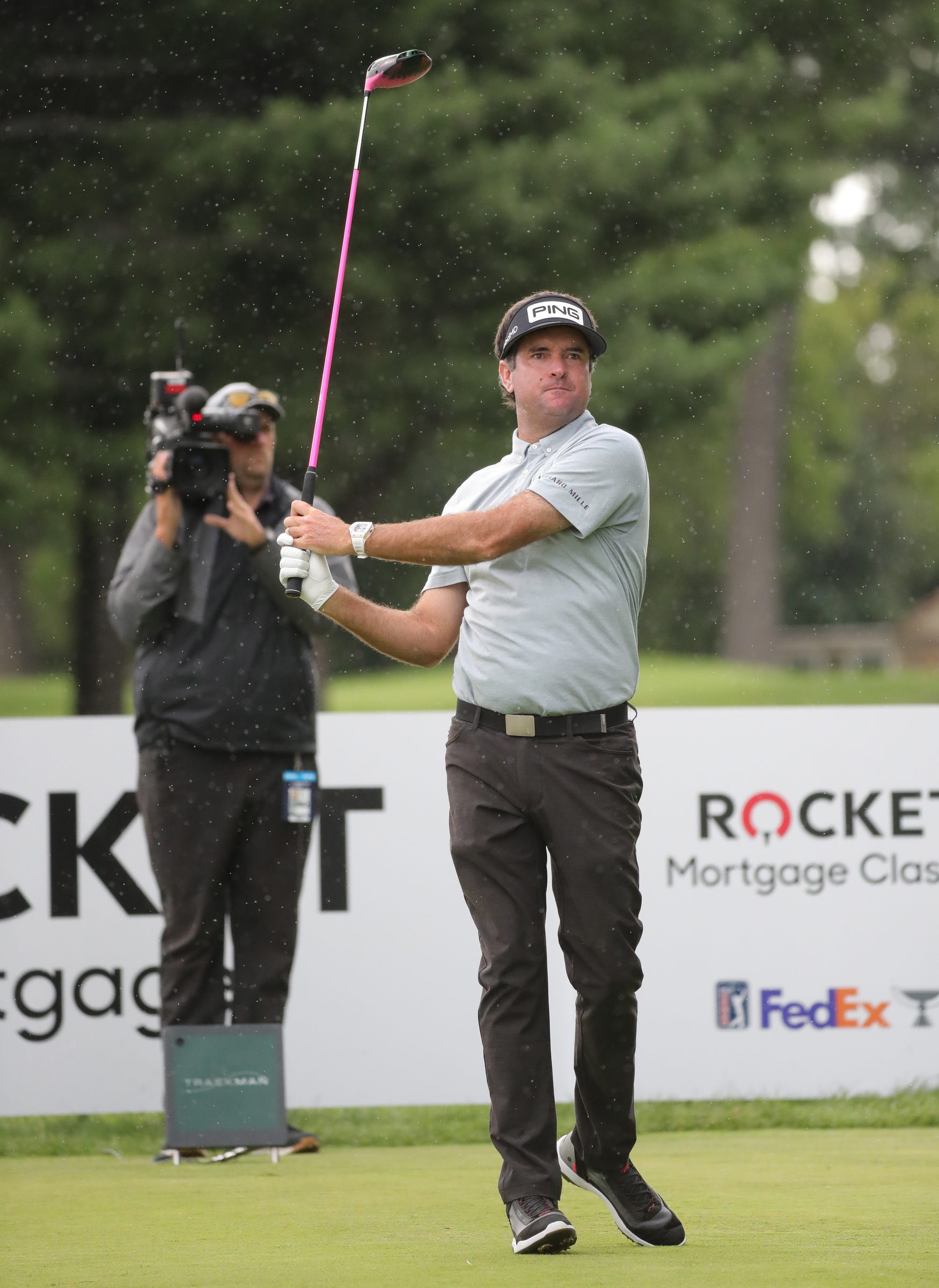 Bubba Watson wears Michael Jordan's shoes at Rocket Mortgage Classic