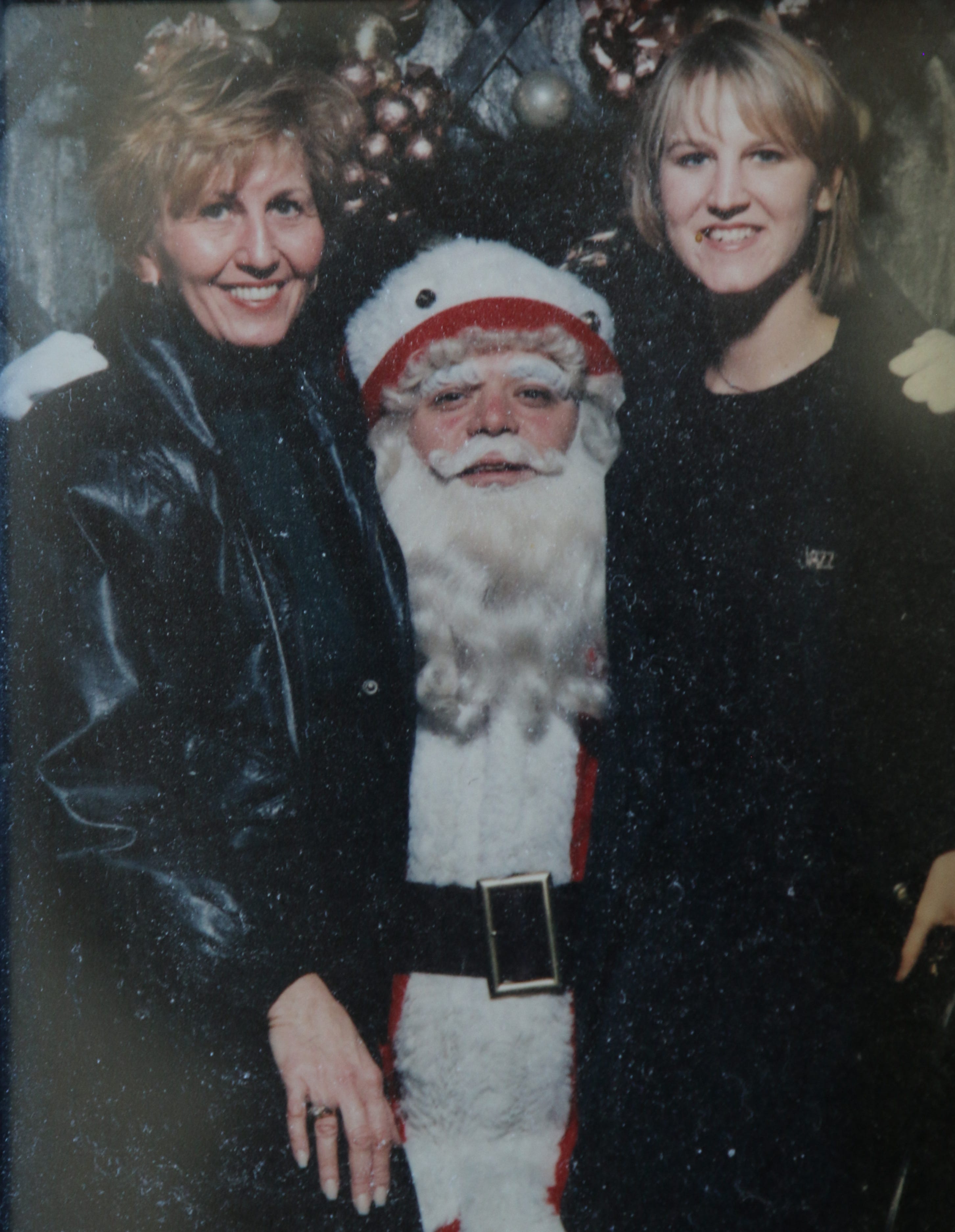 Carol, Santa and her daughter Jill Ziemkiewicz, a flight attendant who died on TWA Flight 800 that crashed off the coast of Long Island on July 17, 1996.