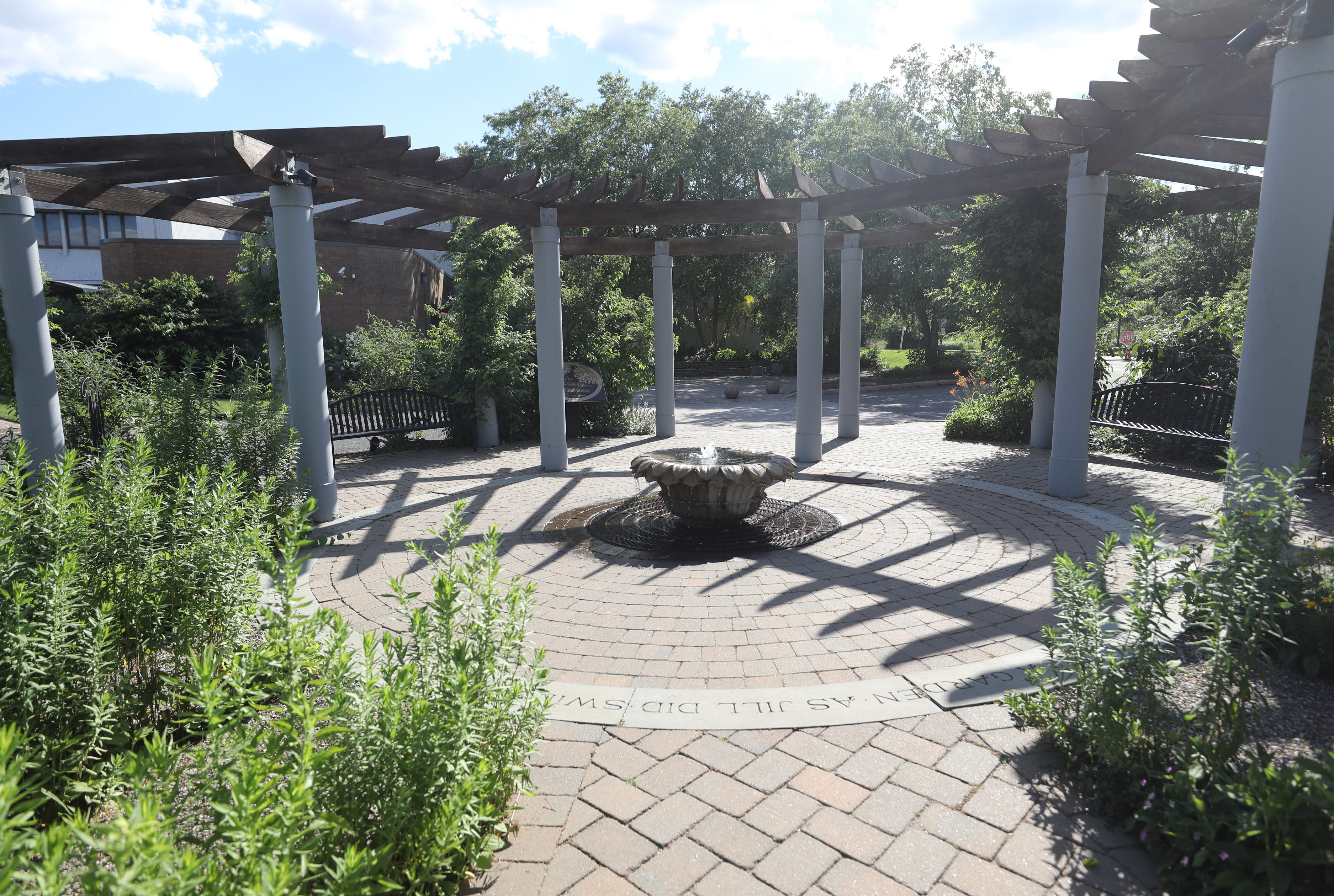 The memorial dedicated to Jill Ziemkiewicz of Rutherford, New Jersey, a flight attendant who died on TWA Flight 800 that crashed off the coast of Long Island on July 17, 1996.