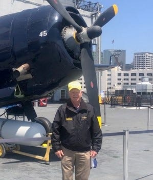 Denny Irelan is a retired Naval captain and current docent at the Midway Museum in San Diego.