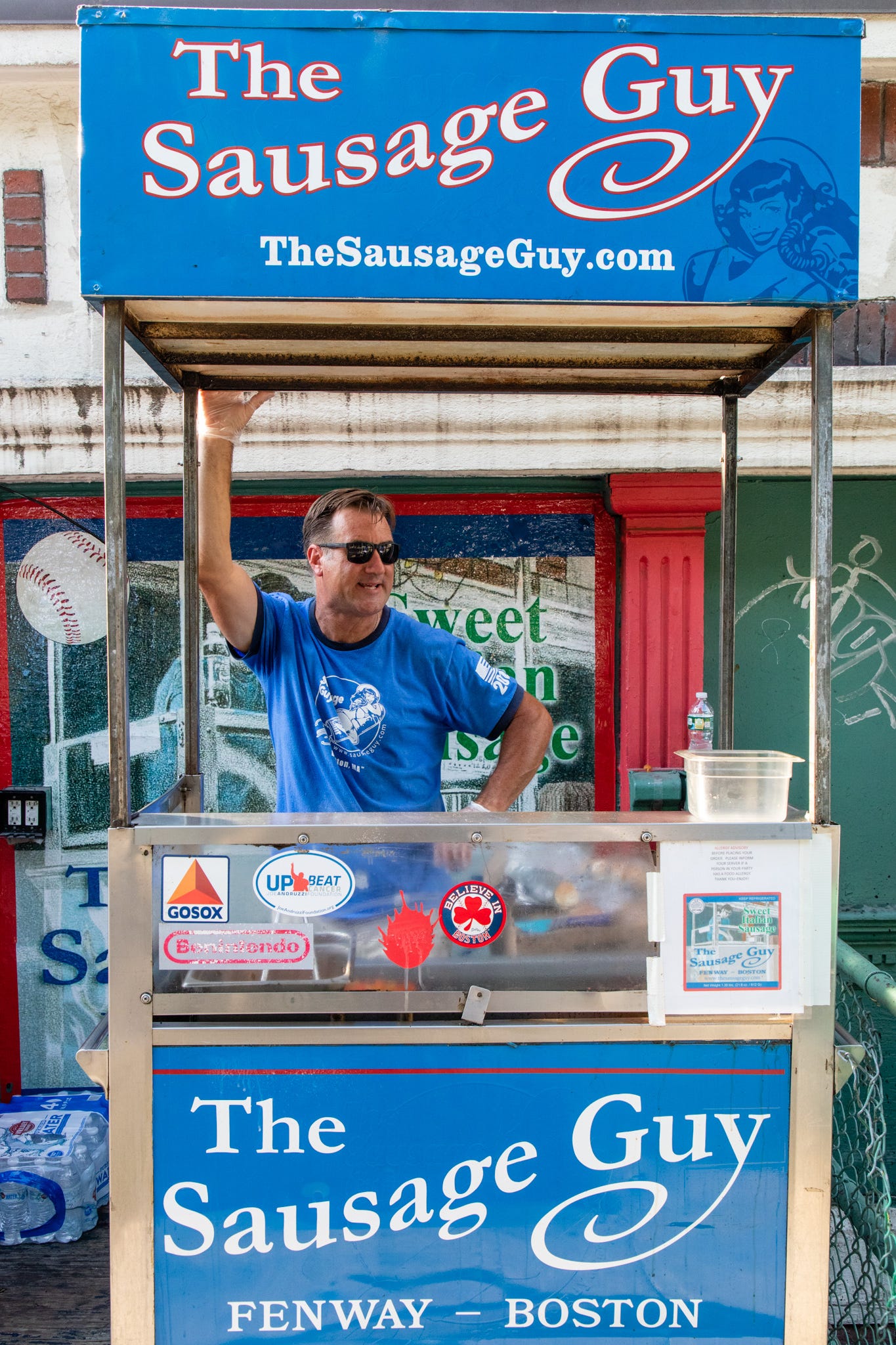 MVP Hingham's 'The Sausage Guy' is still a hit outside Fenway Park