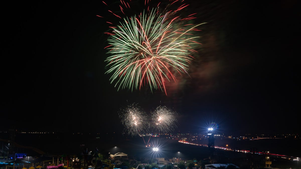 Photos July 4 fireworks show at Typhoon Texas