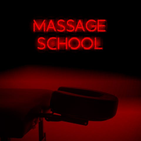 Around the country, massage schools in towns large