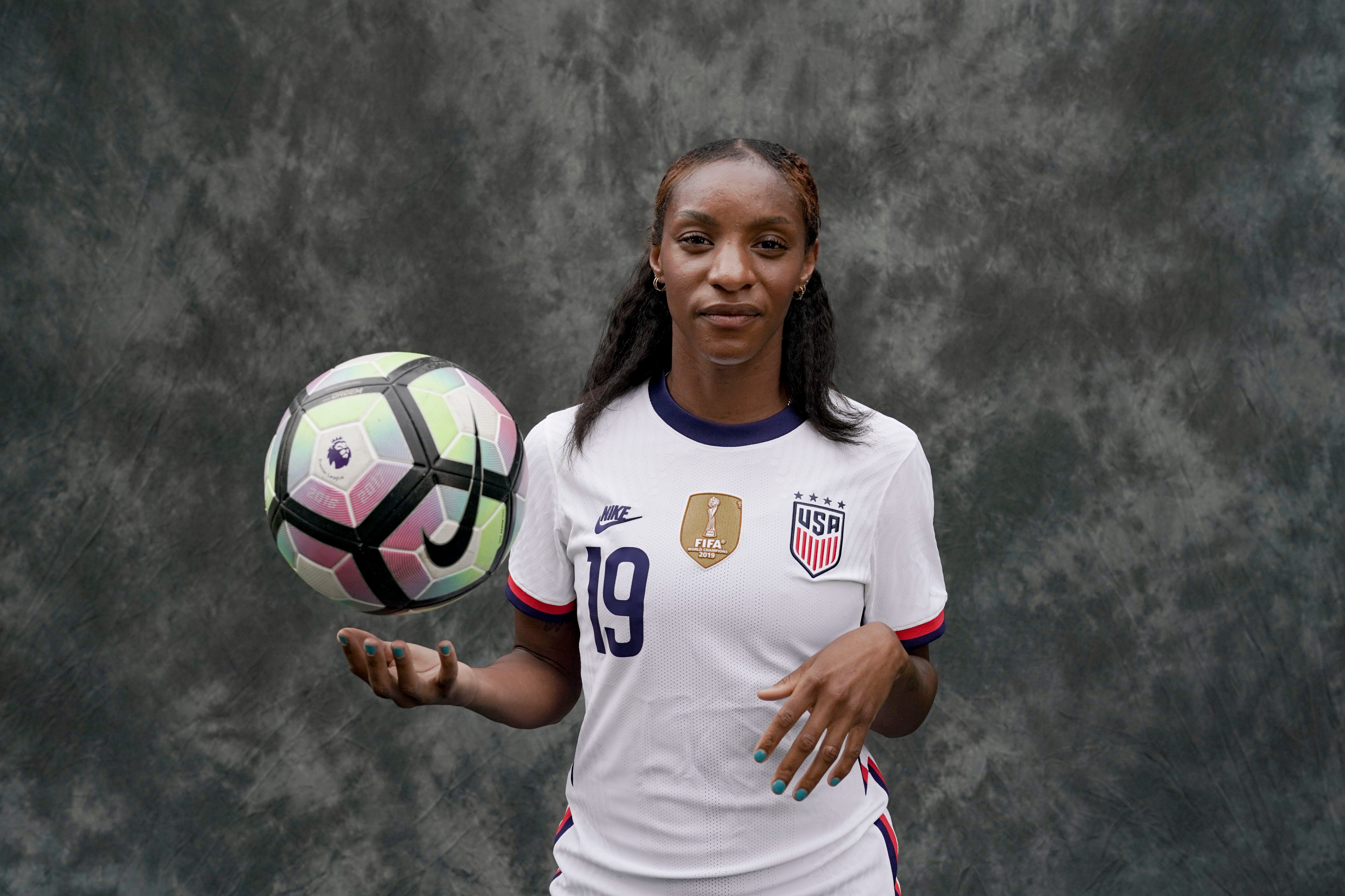 Crystal Dunn, a defender for U.S. women’s national soccer team, is an outspoken advocate for women’s rights and said she will not play in a state restricting reproductive healthcare.