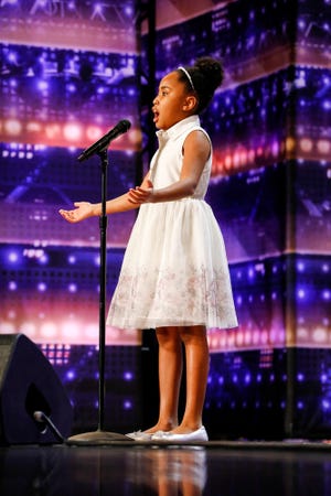 Victory Brinker performs on "America's Got Talent."