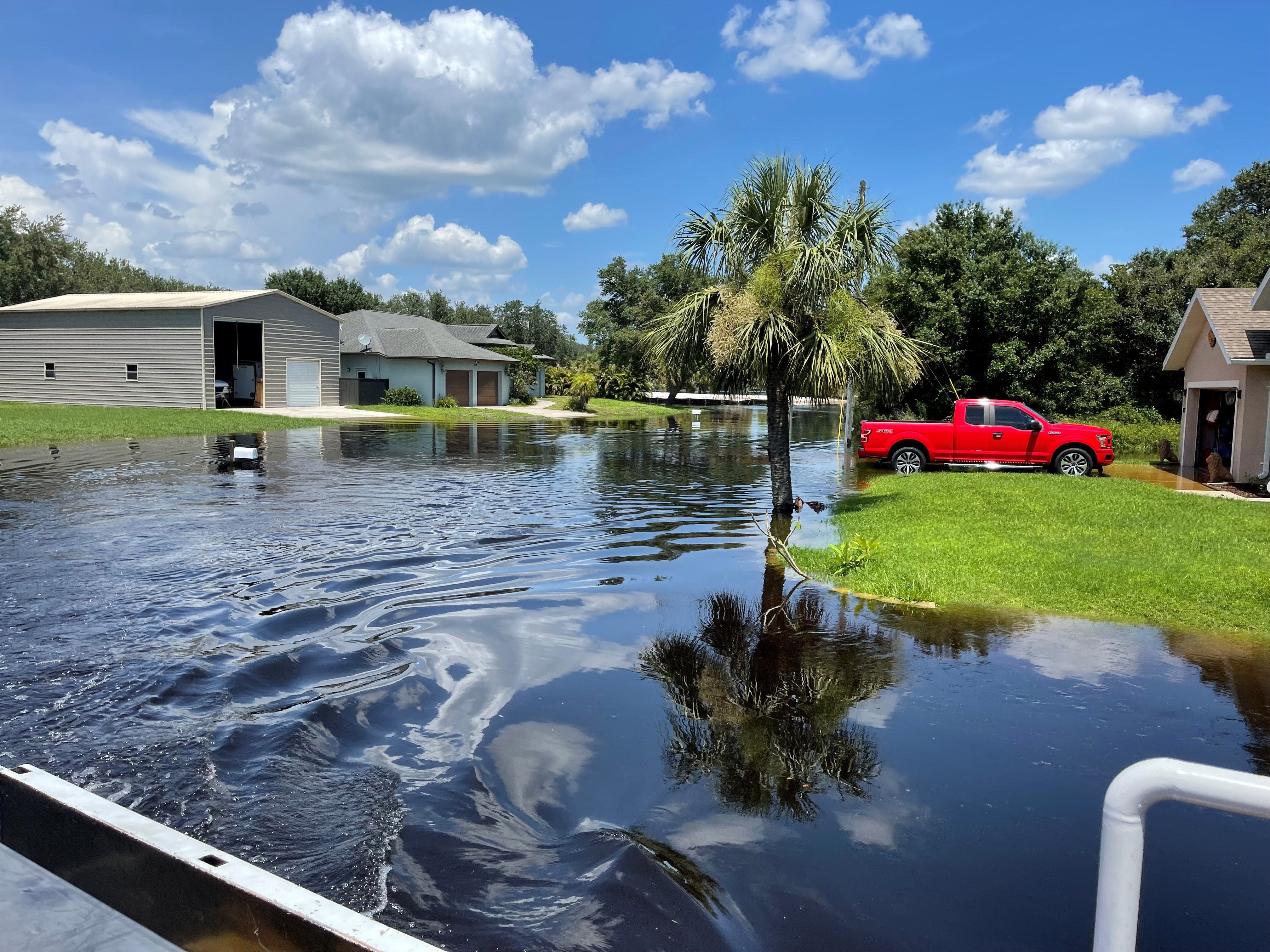 Myakka River flow endangers North Port after Hurricane Ian