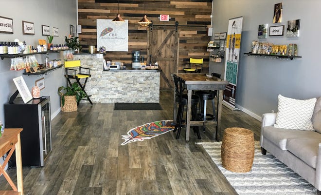 Matt Walsh opened CBD American Shaman in Franklin at the end of 2019. He said the shop has a "spa-like" feel and offers free samples.