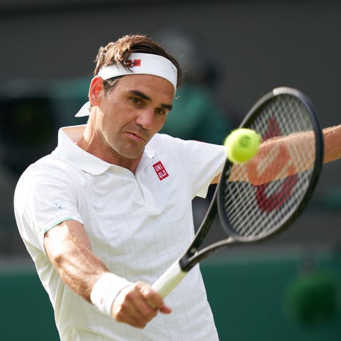 Roger Federer, who was seeking his ninth Wimbledon